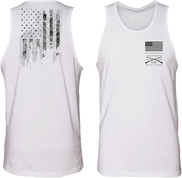 imageGrunt Style 1776 Flag Mens Tank TopWhite