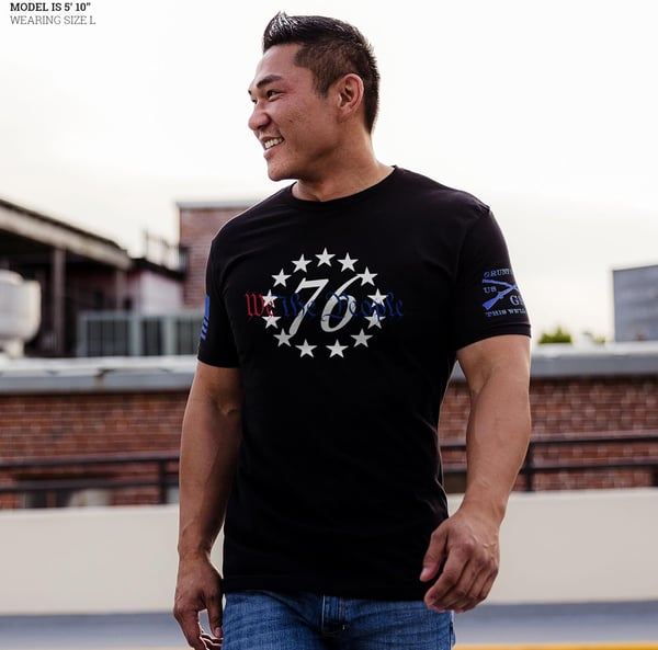 76 We The People Mens TShirtBlack