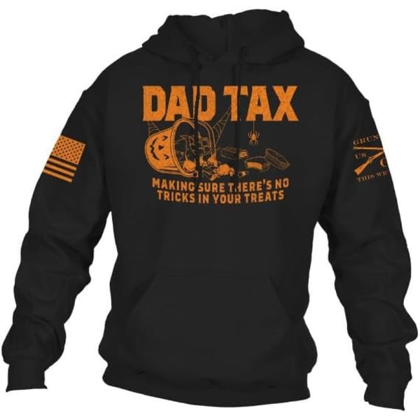 Grunt Style Dad Tax Halloween HoodieBlack