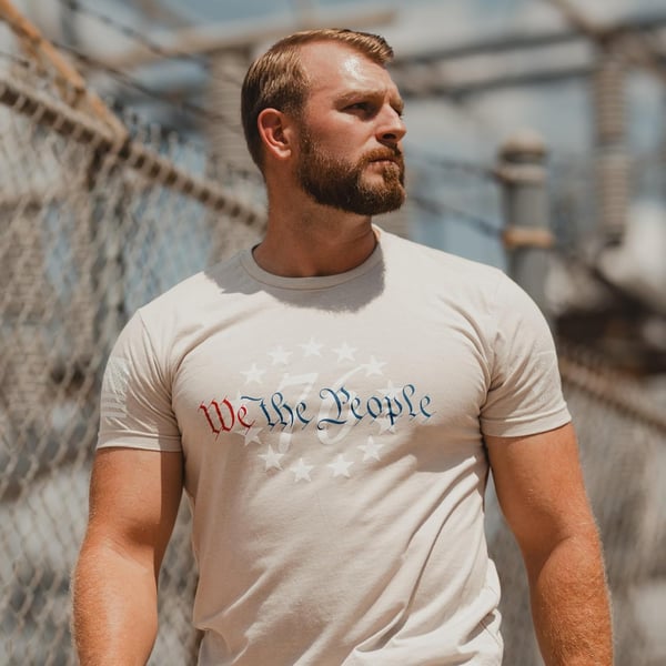 76 We The People Mens TShirtSand