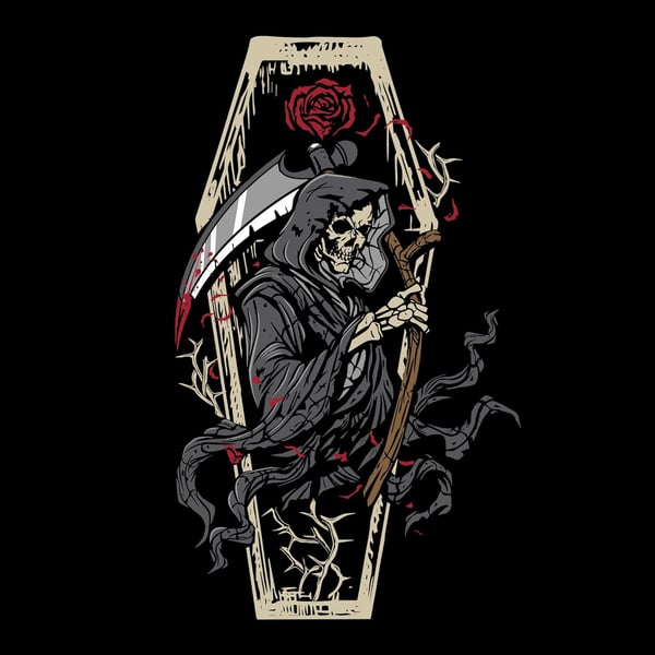 Grim Reaper Mens TShirtBlack