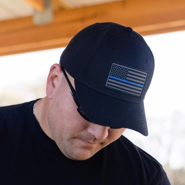 Grunt Style Blue Line Flag Hat Black One SizeGrunt Style Blue Line Flag Hat Black One Size