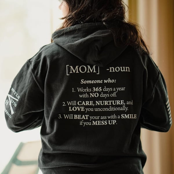 Grunt Style Mom Defined HoodieBlack