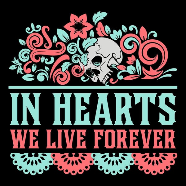 Grunt Style in Hearts We Live Forever Womens VNeck TShirtGrunt Style in Hearts We Live Forever Womens VNeck TShirt