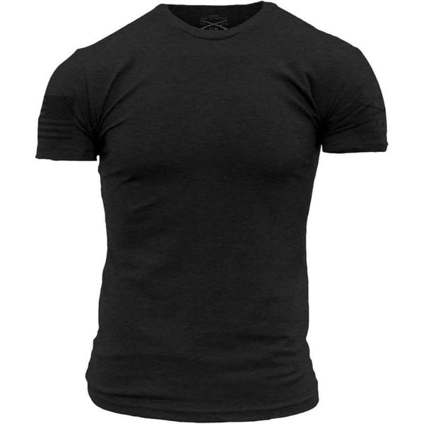 Grunt Style Ghost Basic Crew Mens TShirtGhost Black