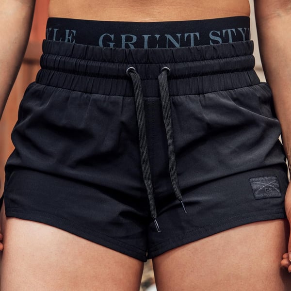 Grunt Style Hybrid Womens ShortsBlack