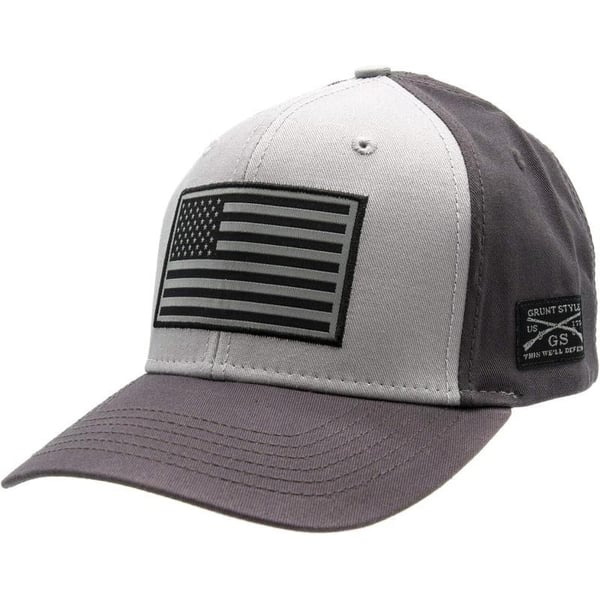 Grunt Style GS American Flag HatDark Grey