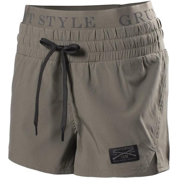 Grunt Style Hybrid Womens ShortsOlive