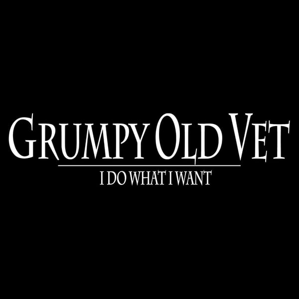 imageGrunt Style Grumpy Old Vet Mens Tank TopBlack