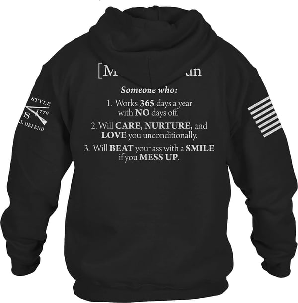 Grunt Style Mom Defined HoodieBlack