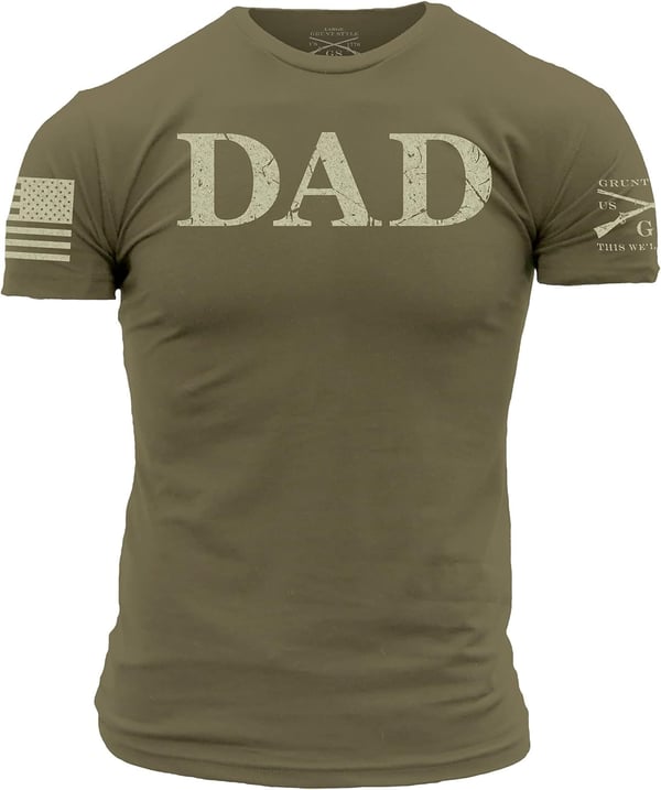 Grunt Style Dad Defined Mens TShirtMilitary Green