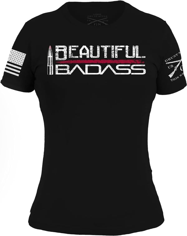 Grunt Style Fierce Female Bundle TShirt 3Pack Beautiful Badass One Tough Cookie Beautiful amp Dangerous LargeGrunt Style Fierce Female Bundle TShirt 3Pack Beautiful Badass One Tough Cookie Beautiful amp Dangerous Large