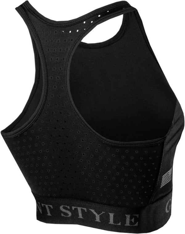 Grunt Style Womens GS Racerback Sports BraBlack