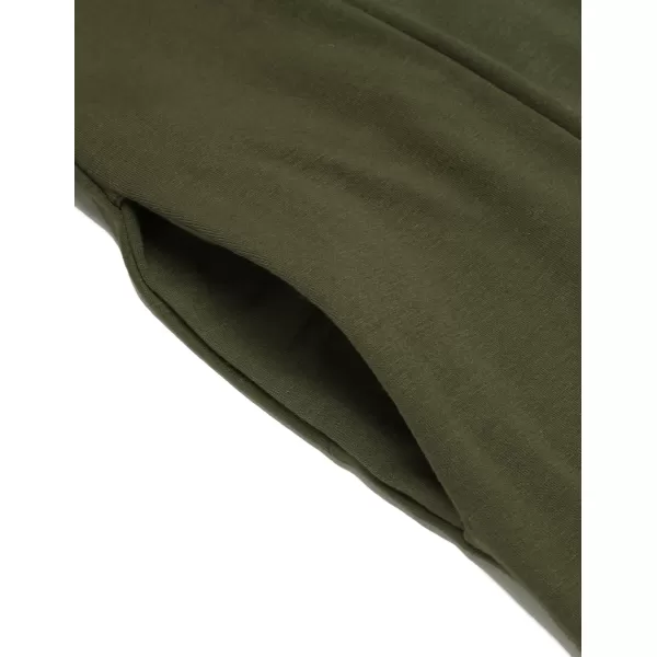 COOFANDY Long Hooded Cardigan Ruffle Shawl Collar Open Front Lightweight Drape Cape Overcoat with Pockets