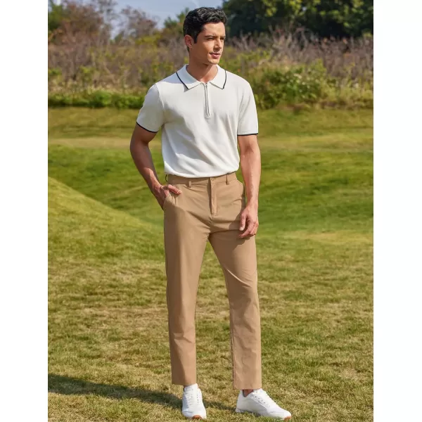 COOFANDY Men Stretch Golf Pants Lightweight Sweatpants Casual Slim Fit Summer Pants