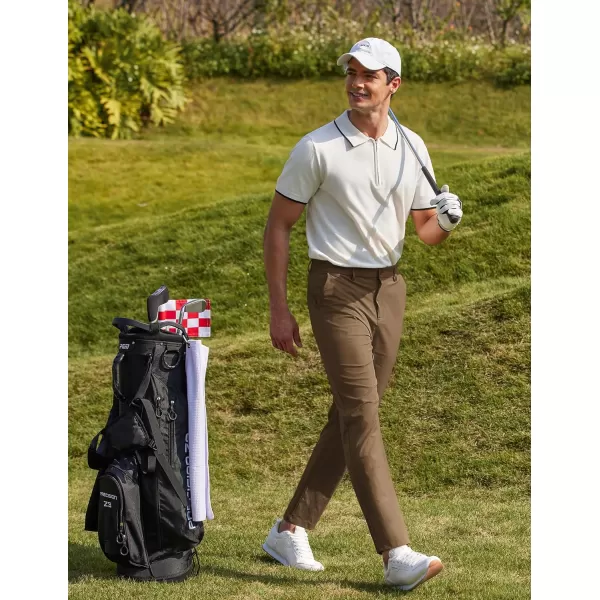 COOFANDY Men Stretch Golf Pants Lightweight Sweatpants Casual Slim Fit Summer Pants