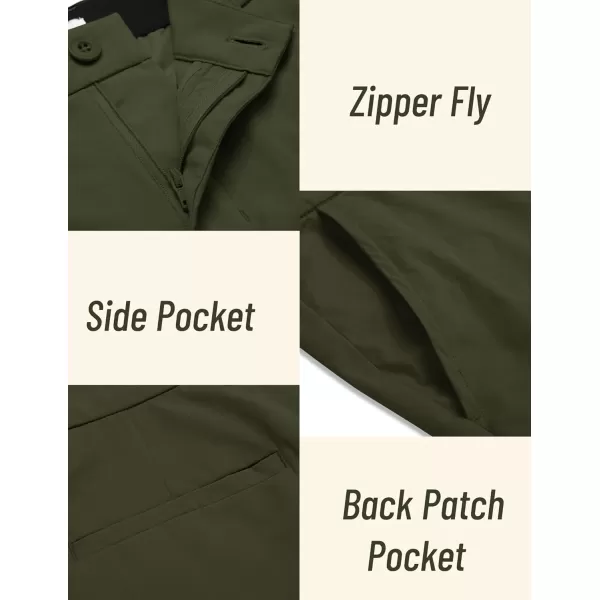 COOFANDY Men Stretch Golf Pants Lightweight Sweatpants Casual Slim Fit Summer Pants