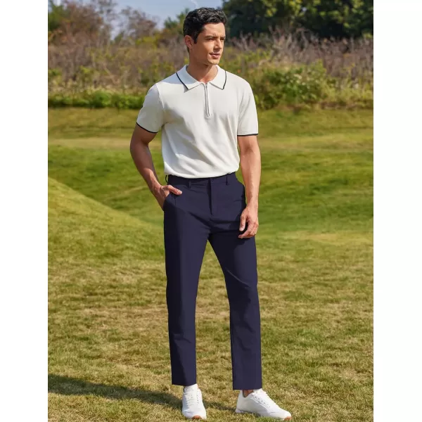 COOFANDY Men Stretch Golf Pants Lightweight Sweatpants Casual Slim Fit Summer Pants