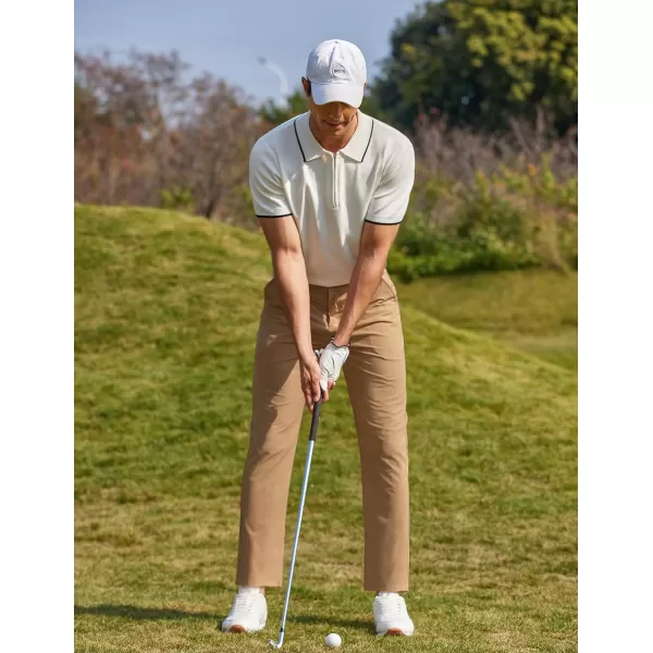 COOFANDY Men Stretch Golf Pants Lightweight Sweatpants Casual Slim Fit Summer Pants