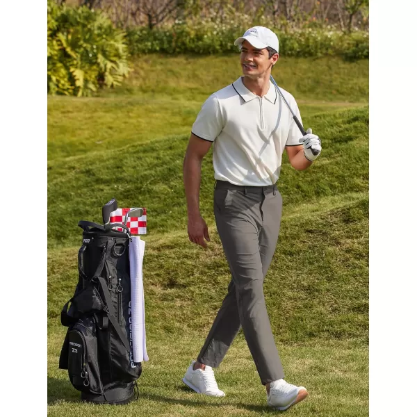 COOFANDY Men Stretch Golf Pants Lightweight Sweatpants Casual Slim Fit Summer Pants