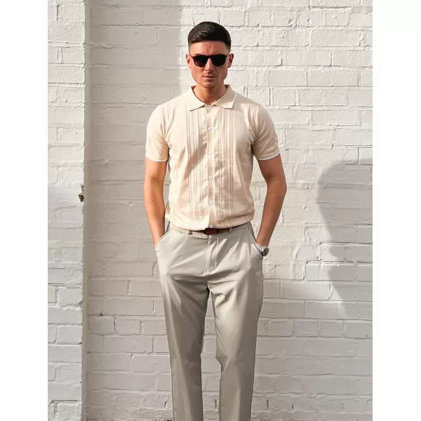 COOFANDY Men Stretch Golf Pants Lightweight Sweatpants Casual Slim Fit Summer Pants