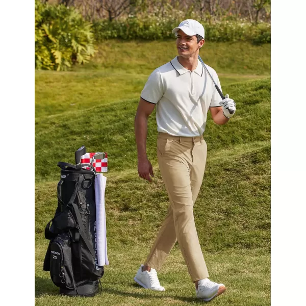 COOFANDY Men Stretch Golf Pants Lightweight Sweatpants Casual Slim Fit Summer Pants