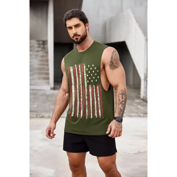 COOFANDY Men Workout Tank Top 2 Pack Gym Bodybuilding Sleeveless Muscle T Shirts