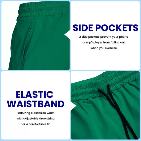 COOFANDY Men's 2 Pack Gym Workout Shorts 7 Inch Quick Dry Athletic Shorts Lightweight Running Shorts with Pockets