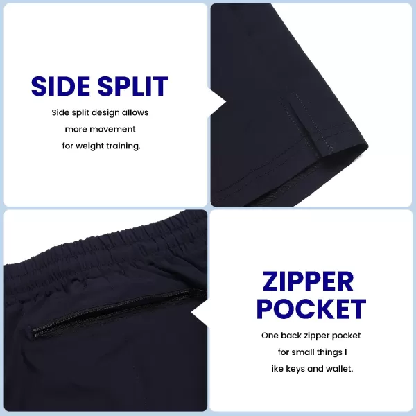 COOFANDY Men's 2 Pack Gym Workout Shorts 7 Inch Quick Dry Athletic Shorts Lightweight Running Shorts with Pockets