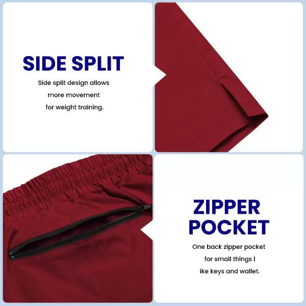 COOFANDY Men's 2 Pack Gym Workout Shorts 7 Inch Quick Dry Athletic Shorts Lightweight Running Shorts with Pockets