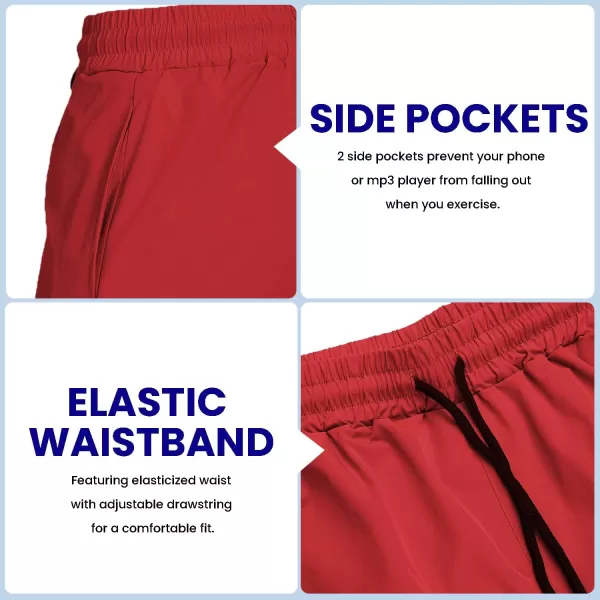 COOFANDY Men's 2 Pack Gym Workout Shorts 7 Inch Quick Dry Athletic Shorts Lightweight Running Shorts with Pockets