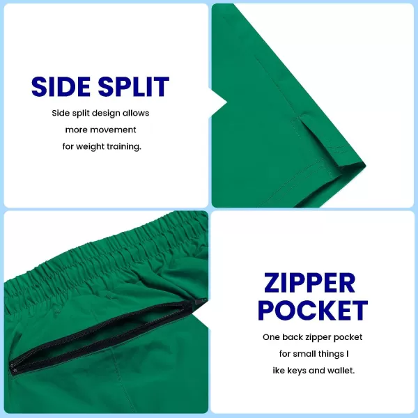 COOFANDY Men's 2 Pack Gym Workout Shorts 7 Inch Quick Dry Athletic Shorts Lightweight Running Shorts with Pockets