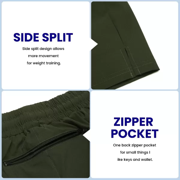 COOFANDY Men's 2 Pack Gym Workout Shorts 7 Inch Quick Dry Athletic Shorts Lightweight Running Shorts with Pockets
