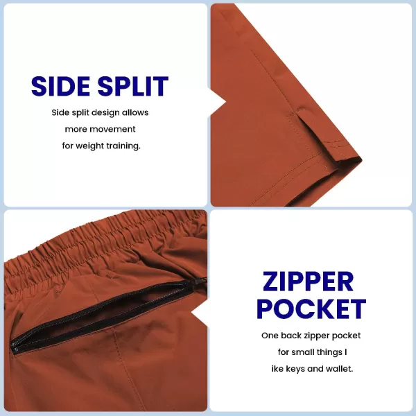 COOFANDY Men's 2 Pack Gym Workout Shorts 7 Inch Quick Dry Athletic Shorts Lightweight Running Shorts with Pockets