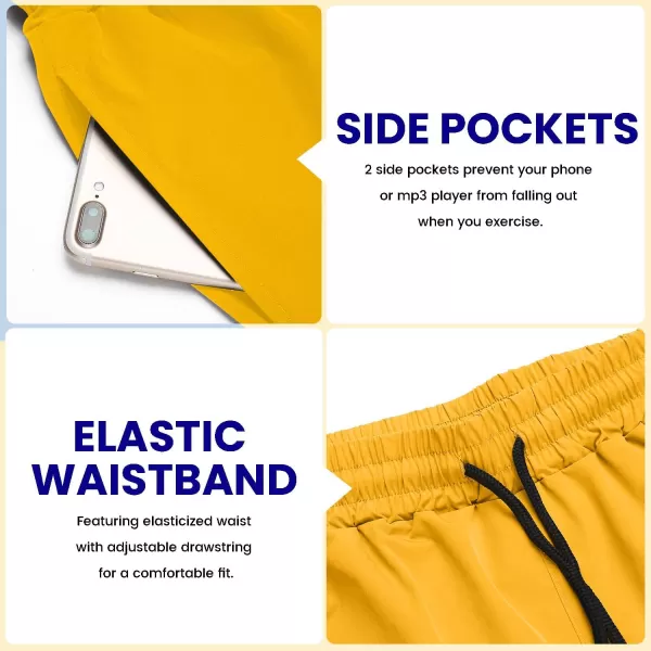 COOFANDY Men's 2 Pack Gym Workout Shorts 7 Inch Quick Dry Athletic Shorts Lightweight Running Shorts with Pockets