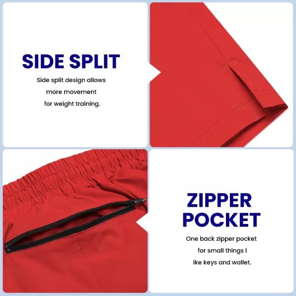 COOFANDY Men's 2 Pack Gym Workout Shorts 7 Inch Quick Dry Athletic Shorts Lightweight Running Shorts with Pockets