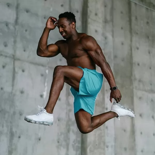 COOFANDY Men's 2 Pack Gym Workout Shorts 7 Inch Quick Dry Athletic Shorts Lightweight Running Shorts with Pockets