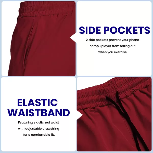 COOFANDY Men's 2 Pack Gym Workout Shorts 7 Inch Quick Dry Athletic Shorts Lightweight Running Shorts with Pockets
