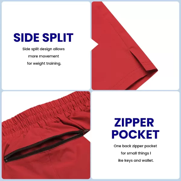 COOFANDY Men's 2 Pack Gym Workout Shorts 7 Inch Quick Dry Athletic Shorts Lightweight Running Shorts with Pockets