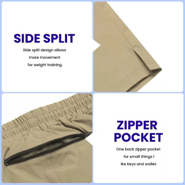 COOFANDY Men's 2 Pack Gym Workout Shorts 7 Inch Quick Dry Athletic Shorts Lightweight Running Shorts with Pockets