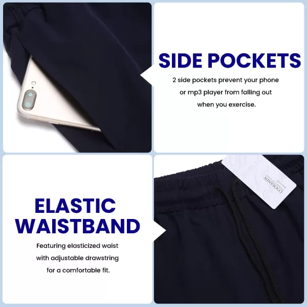 COOFANDY Men's 2 Pack Gym Workout Shorts 7 Inch Quick Dry Athletic Shorts Lightweight Running Shorts with Pockets