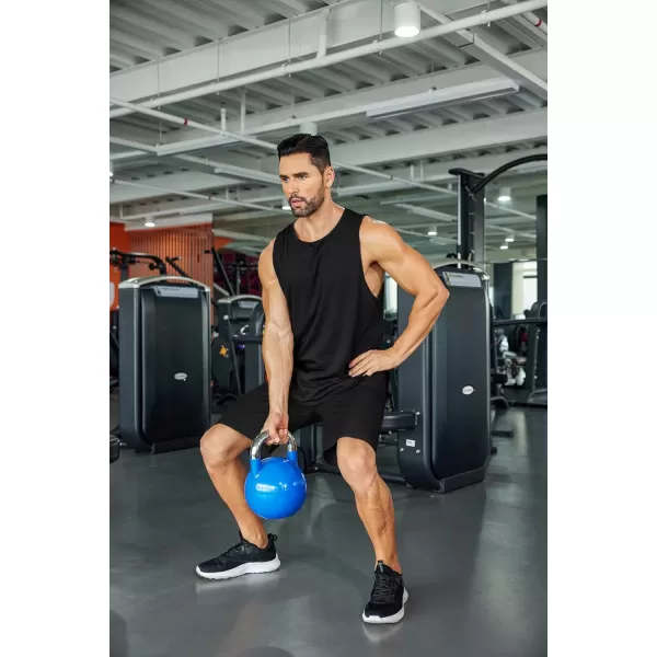 COOFANDY Men's 2 Pack Gym Workout Shorts Athletic Training Running Shorts Fitted Weightlifting Bodybuilding Shorts