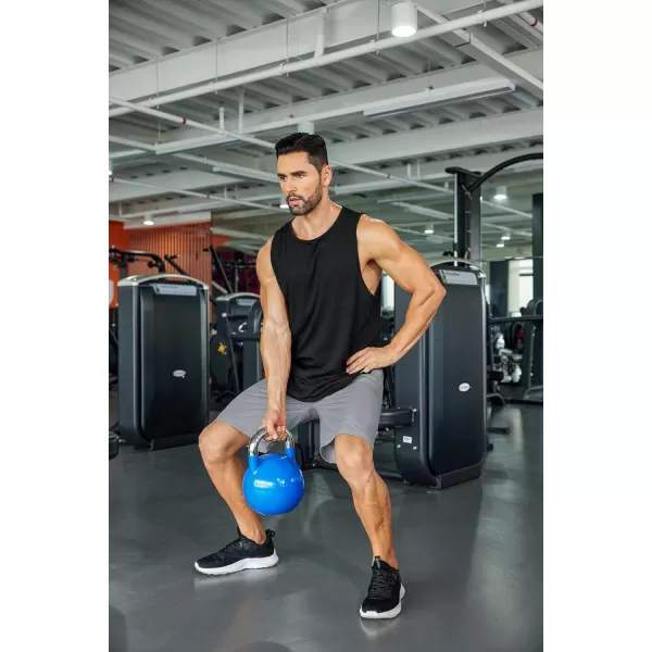 COOFANDY Men's 2 Pack Gym Workout Shorts Athletic Training Running Shorts Fitted Weightlifting Bodybuilding Shorts