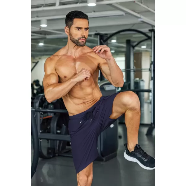 COOFANDY Men's 2 Pack Gym Workout Shorts Athletic Training Running Shorts Fitted Weightlifting Bodybuilding Shorts