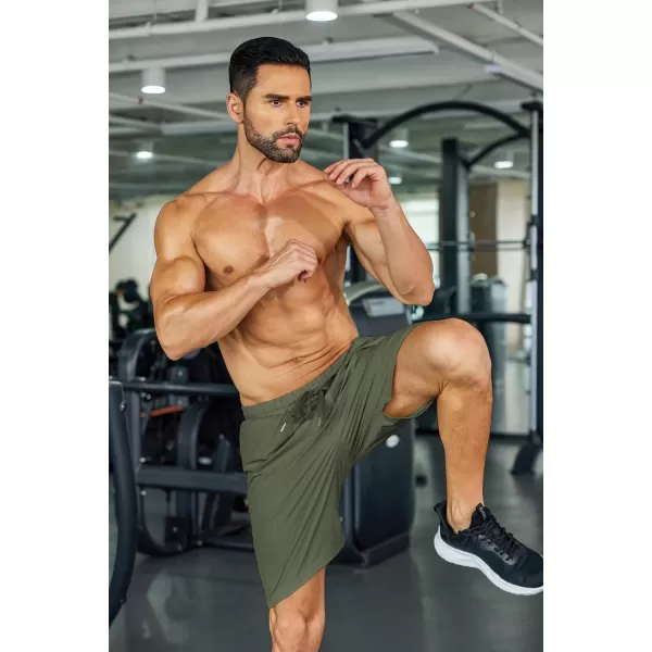 COOFANDY Men's 2 Pack Gym Workout Shorts Athletic Training Running Shorts Fitted Weightlifting Bodybuilding Shorts
