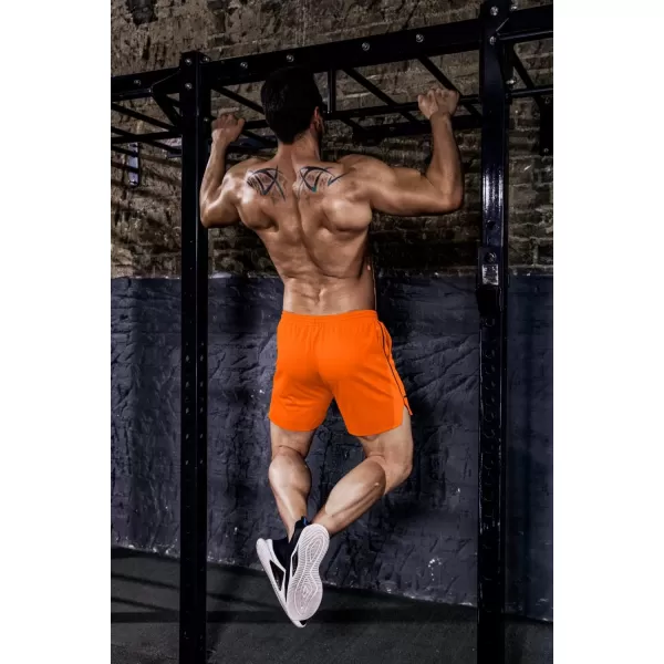 COOFANDY Men's 2 Pack Gym Workout Shorts Mesh Lightweight Bodybuilding Pants Training Running Sports Jogger with Pockets