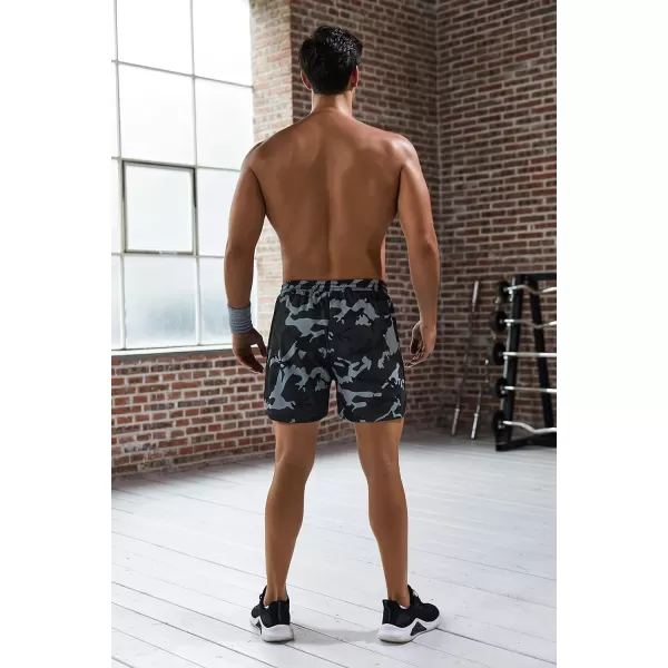 COOFANDY Men's 2 Pack Gym Workout Shorts Mesh Lightweight Bodybuilding Pants Training Running Sports Jogger with Pockets