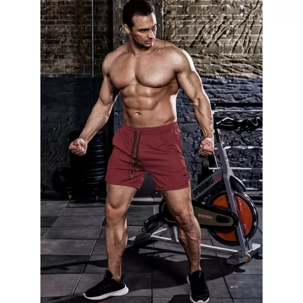 COOFANDY Men's 2 Pack Gym Workout Shorts Mesh Lightweight Bodybuilding Pants Training Running Sports Jogger with Pockets