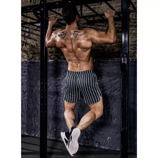 COOFANDY Men's 2 Pack Gym Workout Shorts Mesh Lightweight Bodybuilding Pants Training Running Sports Jogger with Pockets