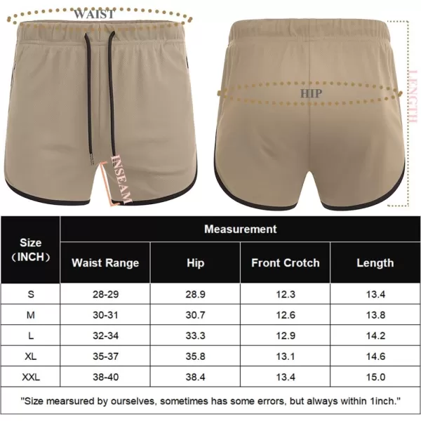 COOFANDY Men's 2 Pack Running Shorts 3 Inch Lightweight Quick Dry Athletic Gym Workout Shorts with Zipper Pockets